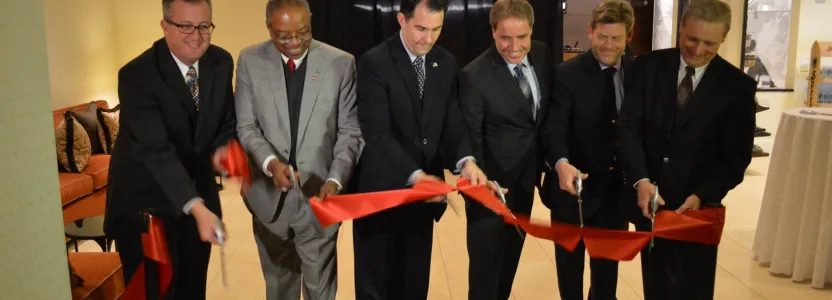 Governor Walker Attends Marriott Ribbon Cutting
